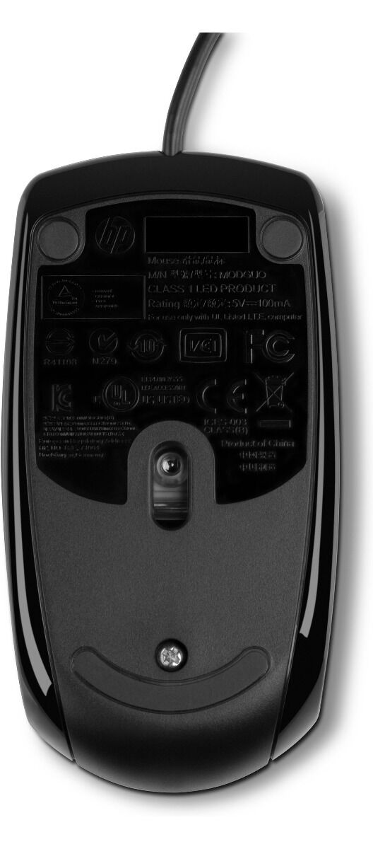 Mouse cu fir HP X500, USB, Negru