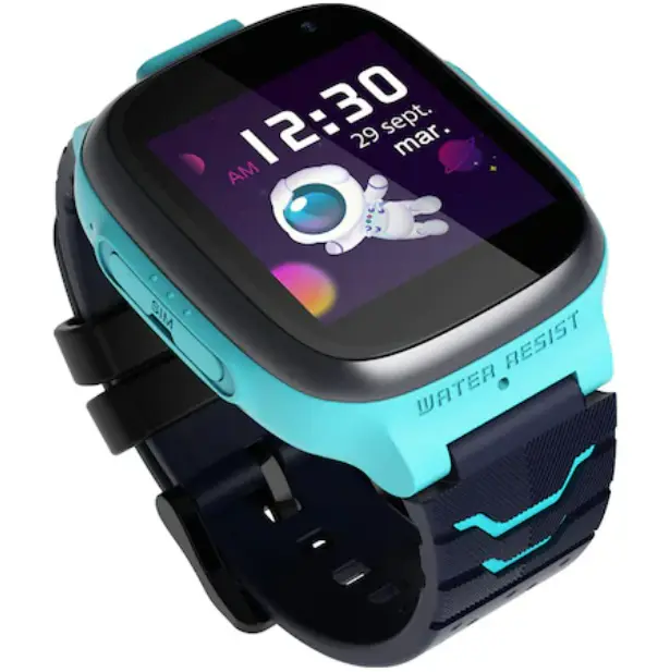 Smartwatch 360 Kids Watch E2, ecran 1.4, 4G, Albastru