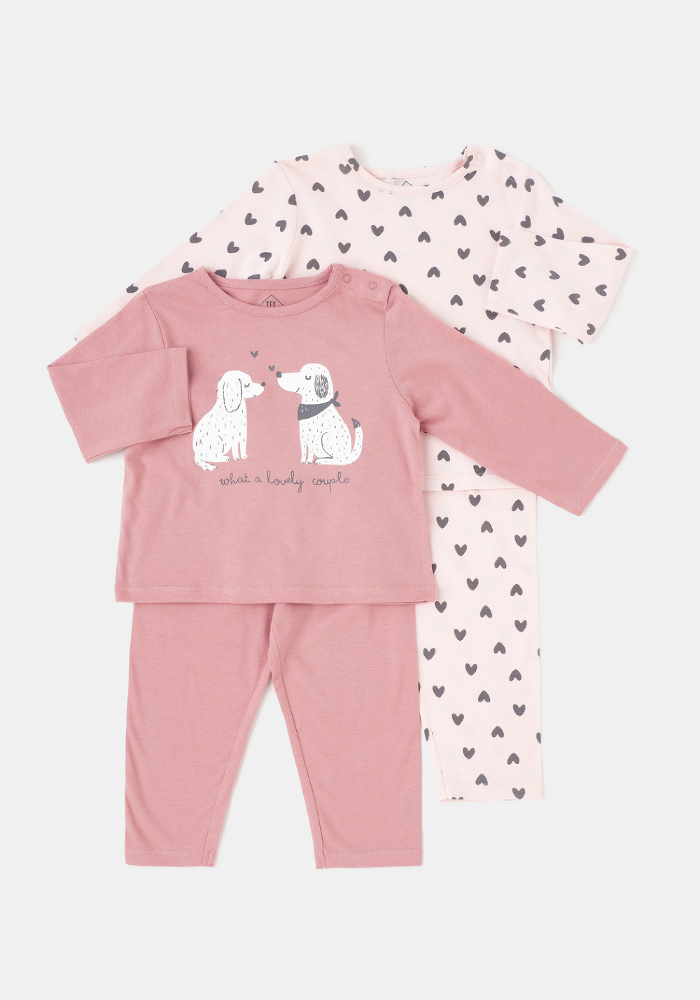 Set 2 pijamale TEX bebe 6/36 luni