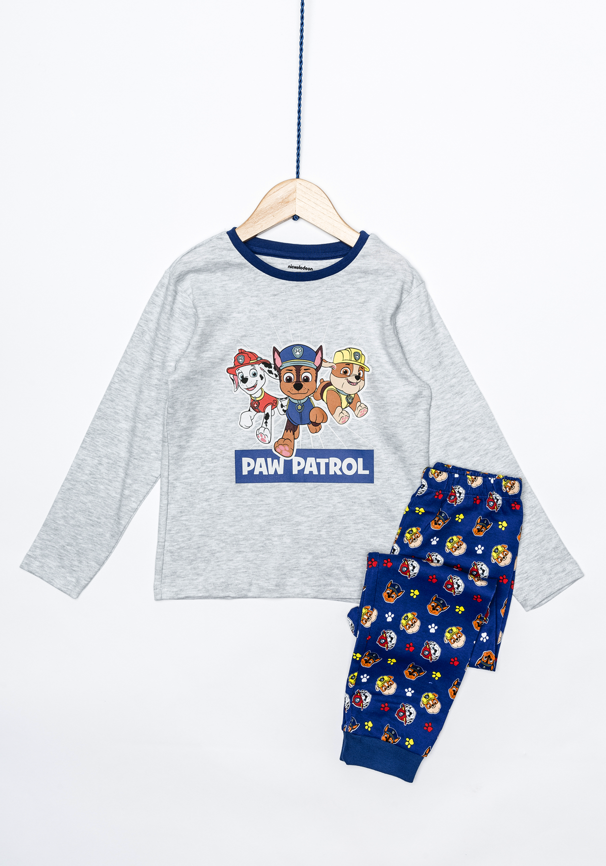Pijama maneca lunga baieti 2/8 ani Nickelodeon