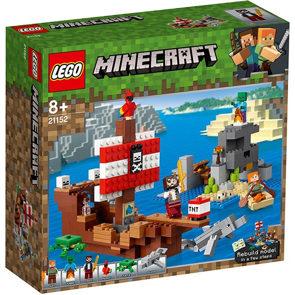 LEGO Minecraft Aventura corabiei de pirati 21152