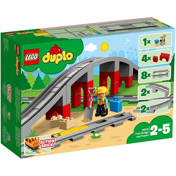 LEGO Duplo Pod si sine de cale ferata 10872