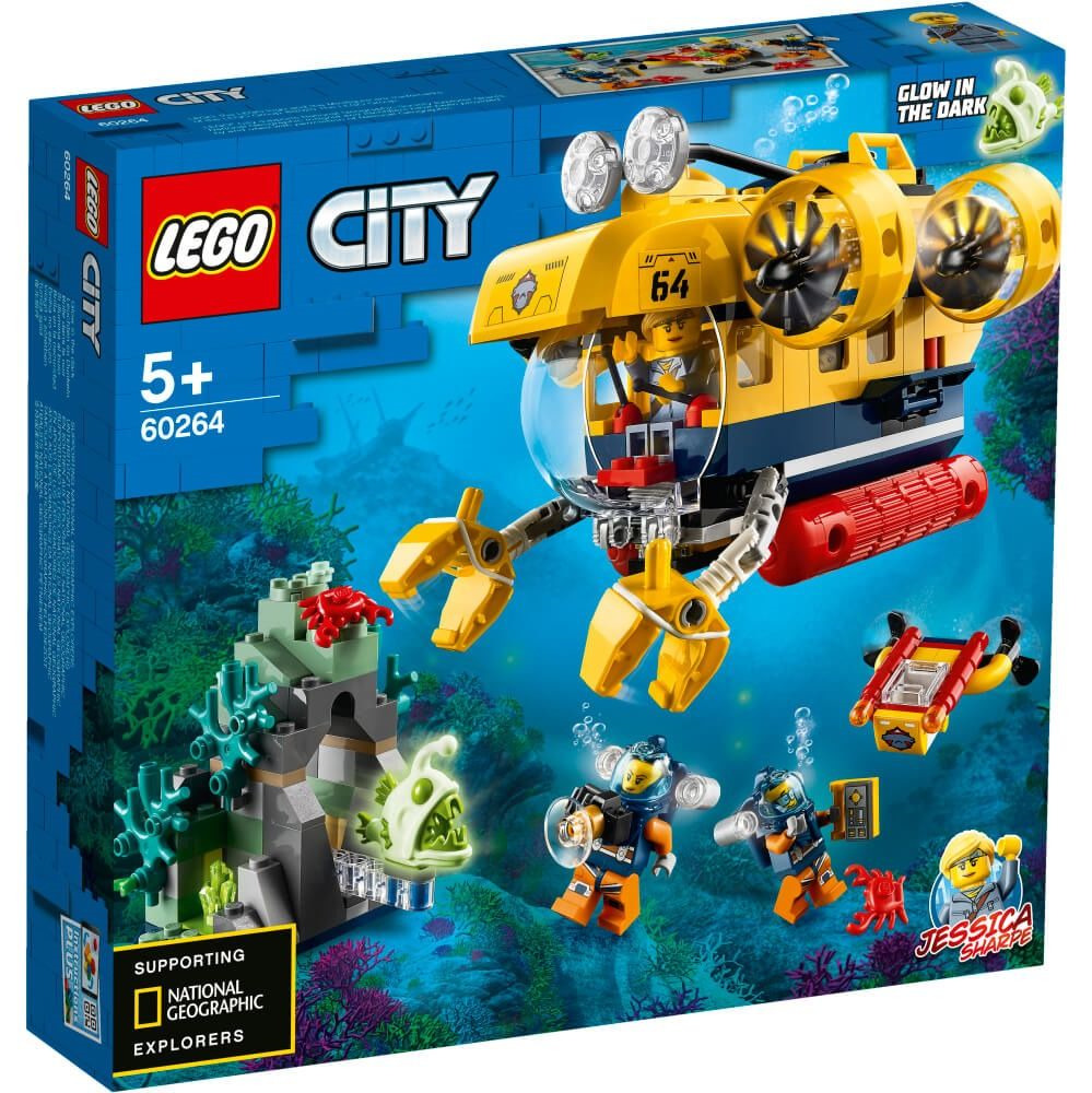 LEGO City Submarin de explorare a oceanului 60264