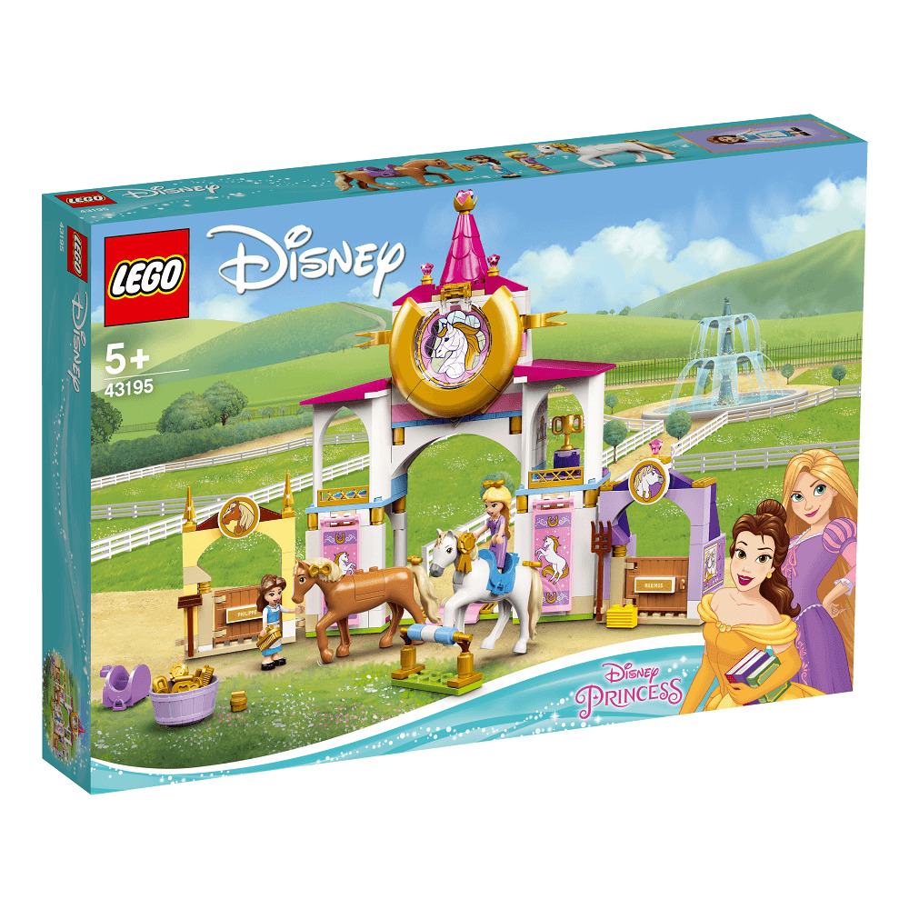 LEGO Disney Princess Grajdurile regale ale lui Belle si Rapunzel 43195