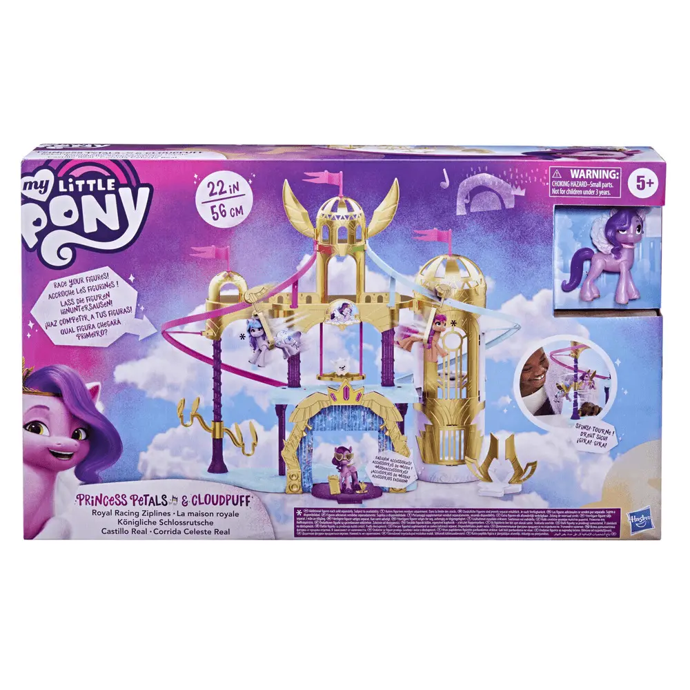 Set My Little Pony: Castelul Royal Racing Ziplines, Multicolor