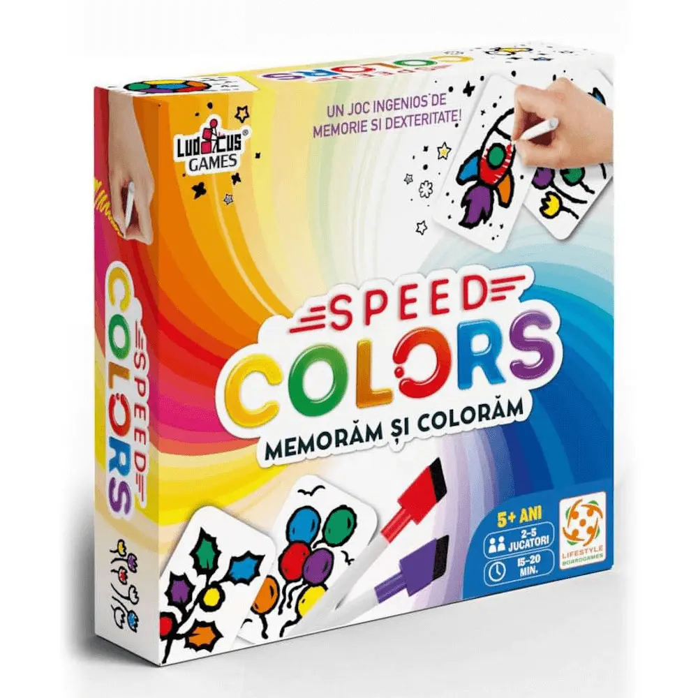 Joc educativ Speed Colors Lifestyle Boardgames