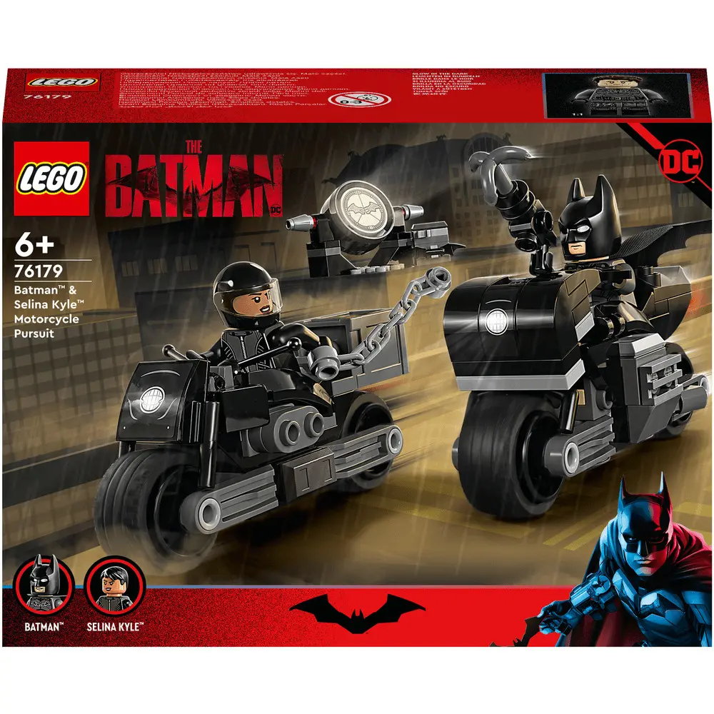 LEGO Super Heroes DC Batman: Urmarirea cu motocicleta Batman si Selina Kyle 76179