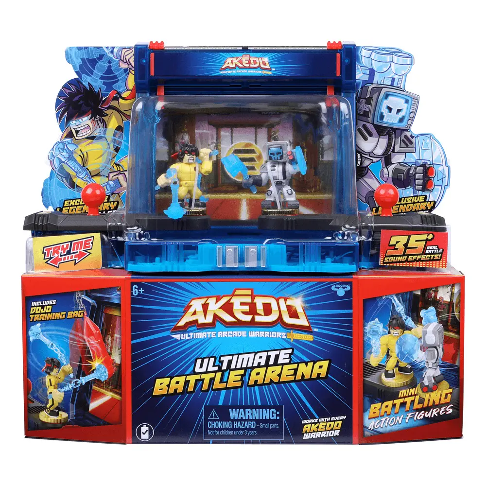 Set de joaca cu 2 figurine Akedo Battle Arena, Multicolor