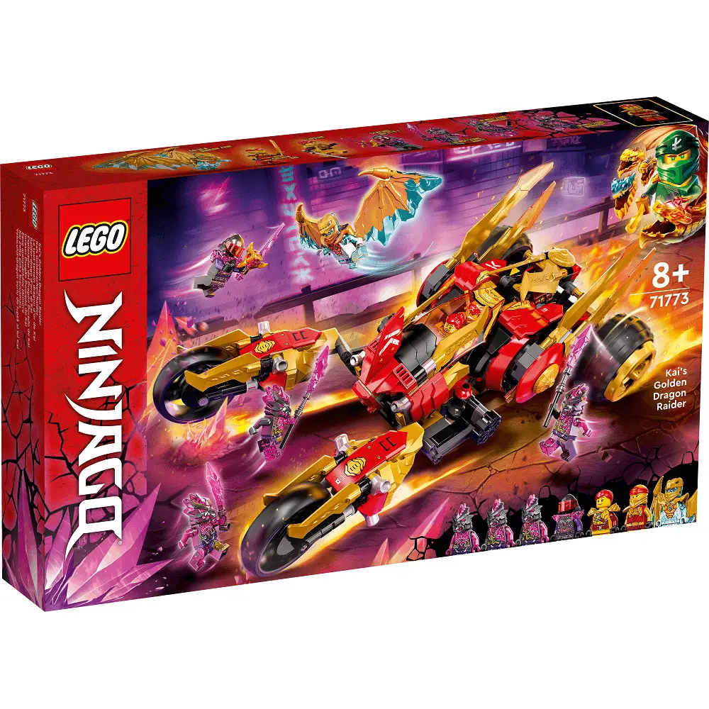 LEGO Ninjago Vehiculul-dragon auriu de lupta al lui Kai 71773