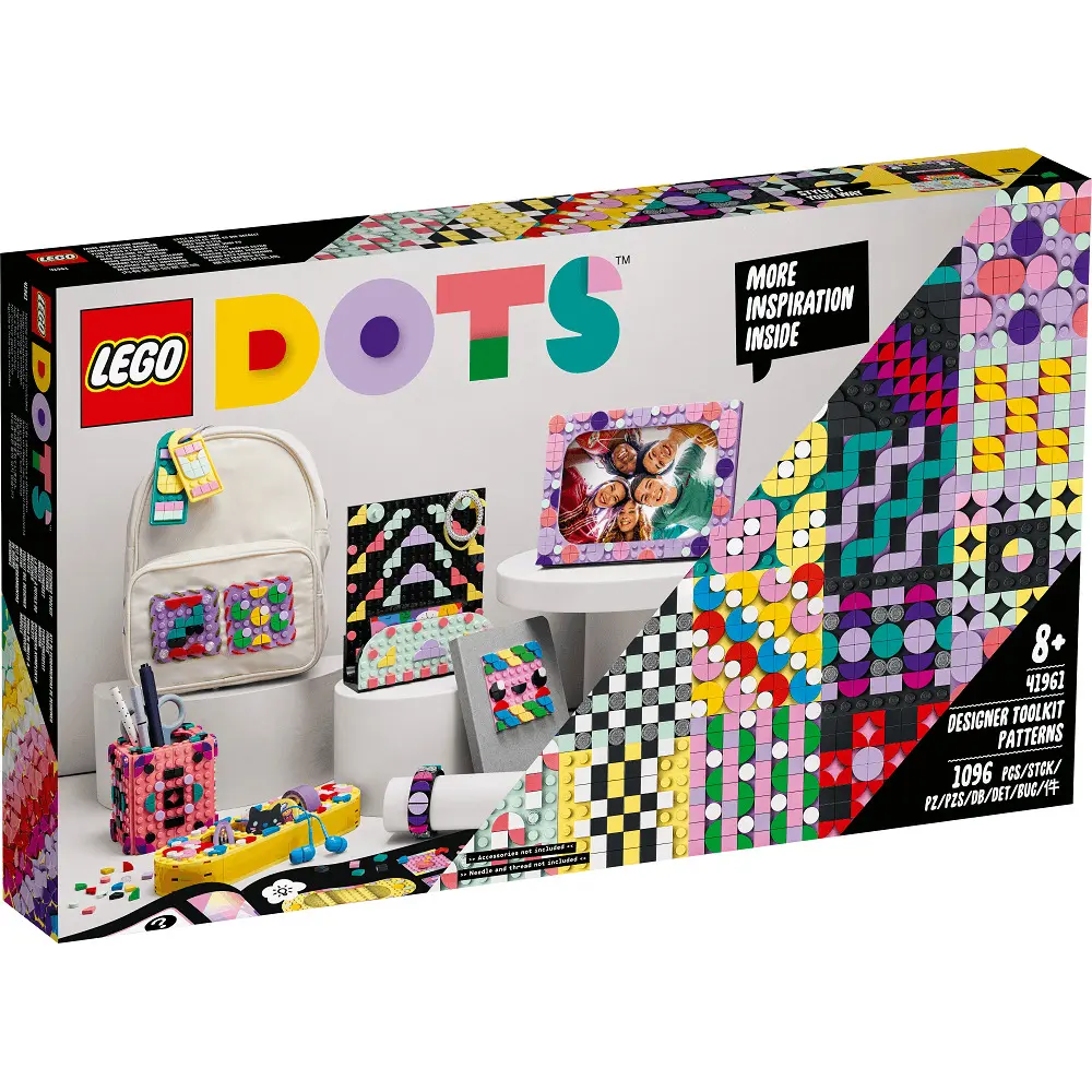 LEGO DOTS Trusa de unelte a designerului - modele 41961