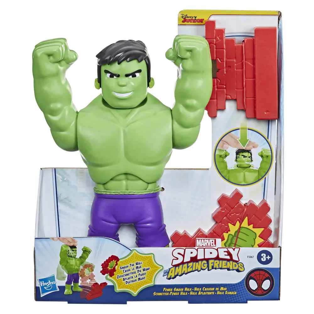 Figurina Spidey and his Amazing Friends: Smash Hulk, Multicolor