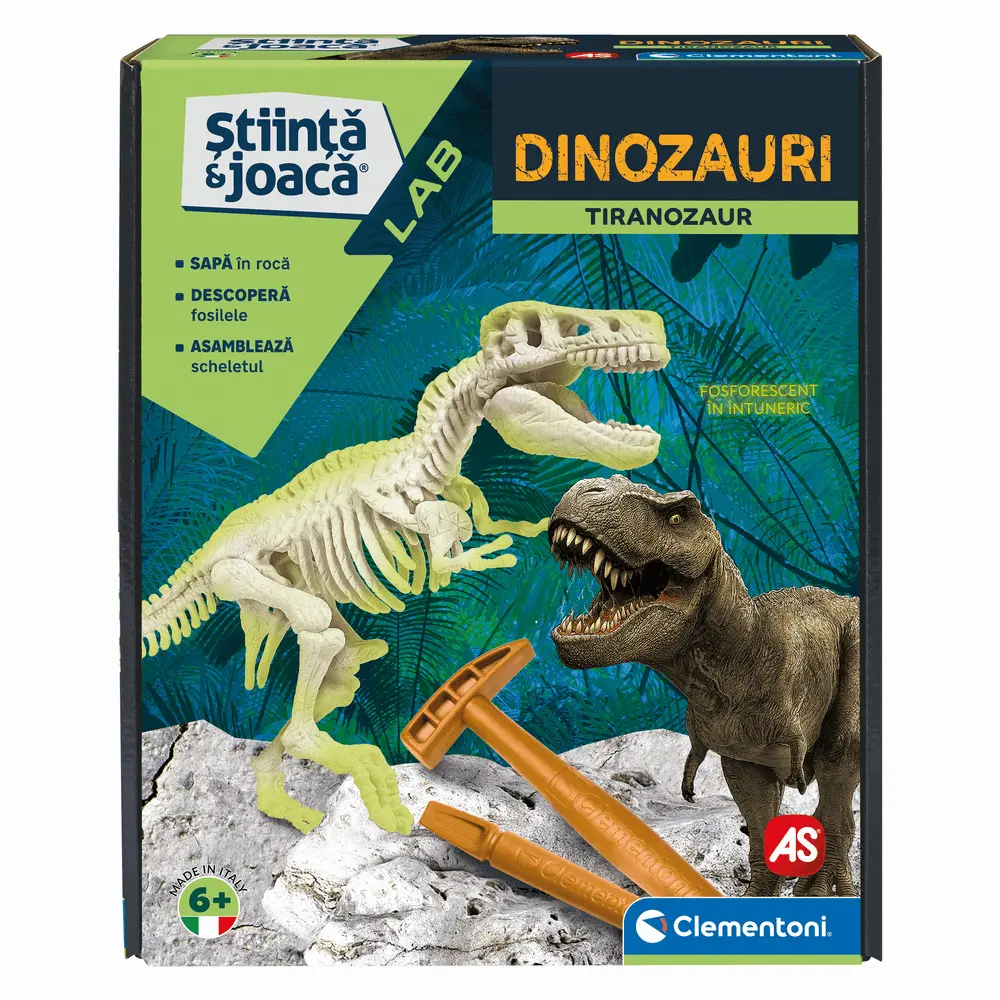 Set Stiinta si joaca Descopera Dinozaurul T-Rex Clementoni