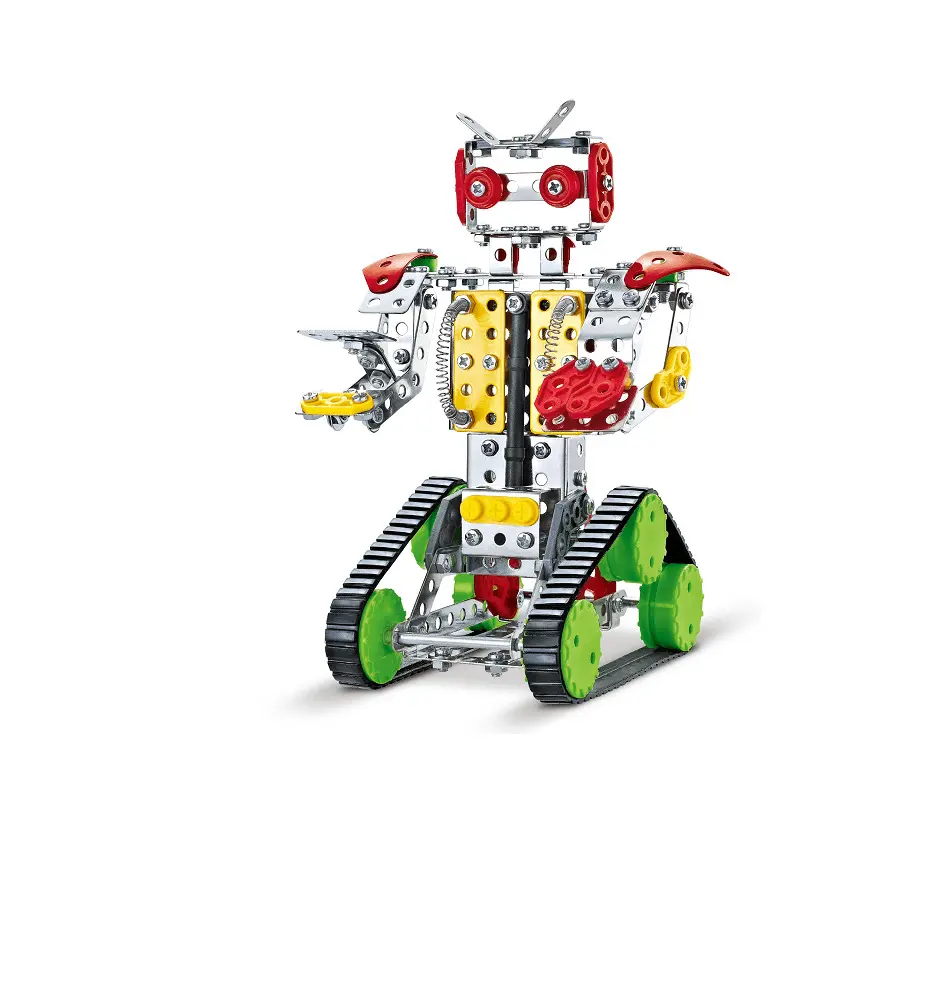 Set constructie robot, 262 piese, Multicolor