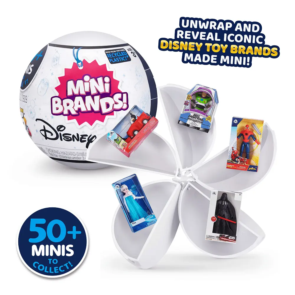 Figurina surpriza Zuru Disney Mini Brands, 5 surprize