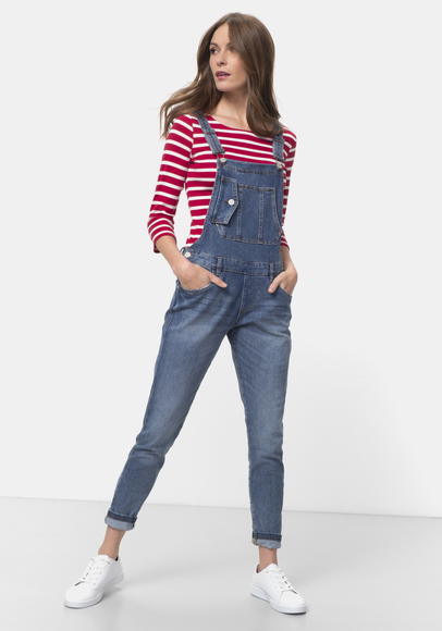 Blur imagine Jabeth Wilson Salopeta jeans dama 36/46 | Carrefour Romania