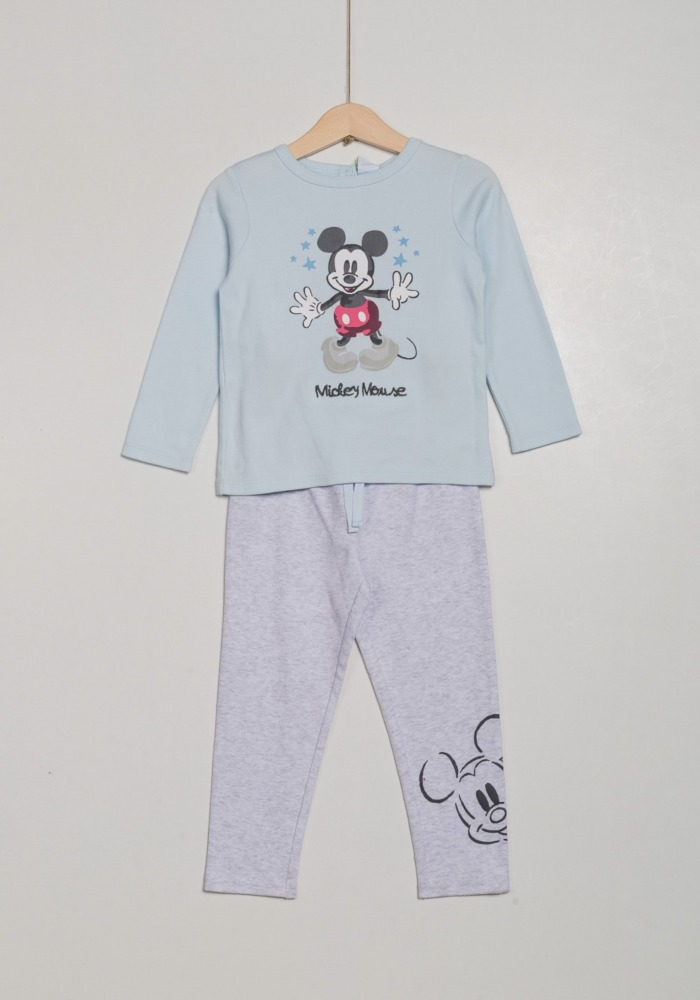Pijama bebe 9/36 luni Mickey