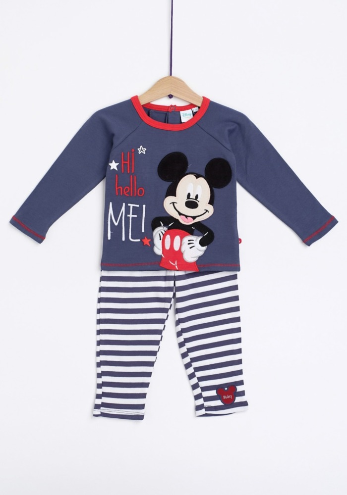 Pijama bebe 3/36 luni Mickey
