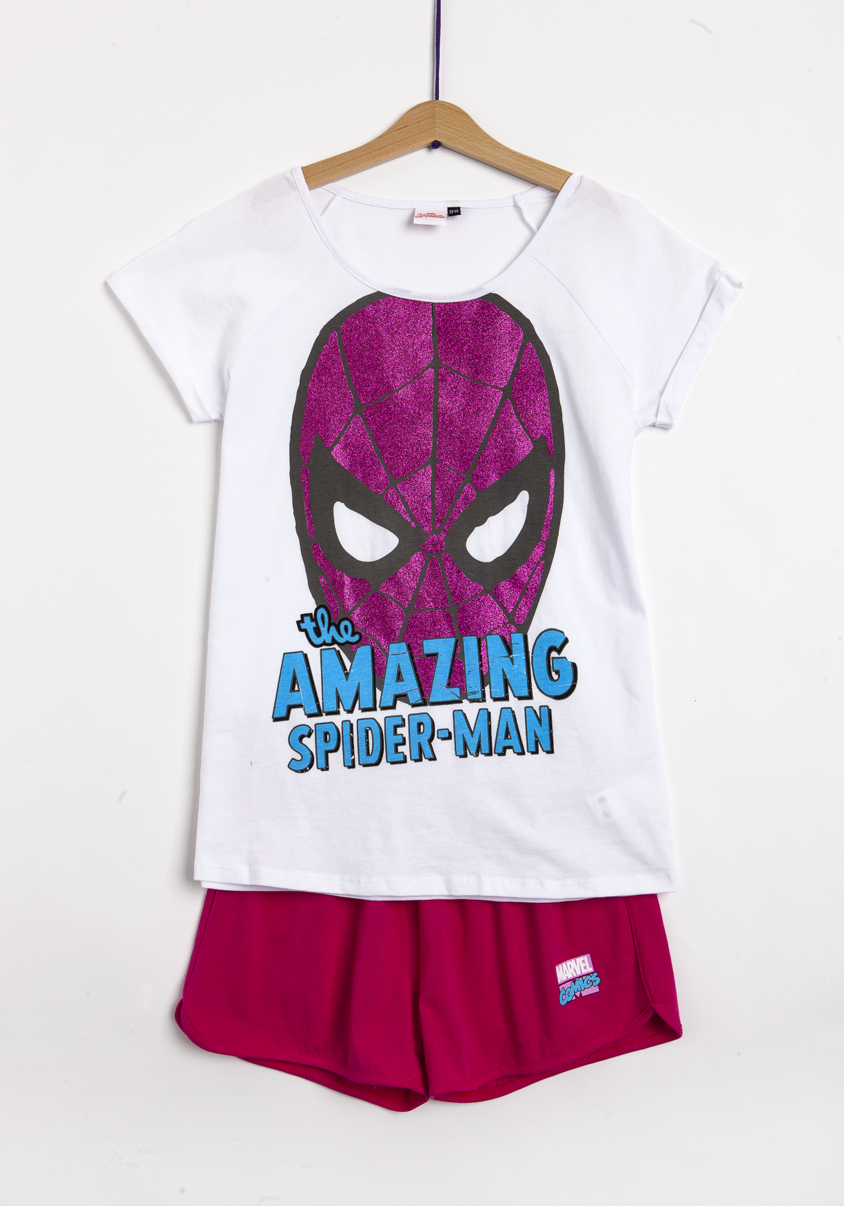 Pijama maneca scurta fete 9/14 ani Spider-Man
