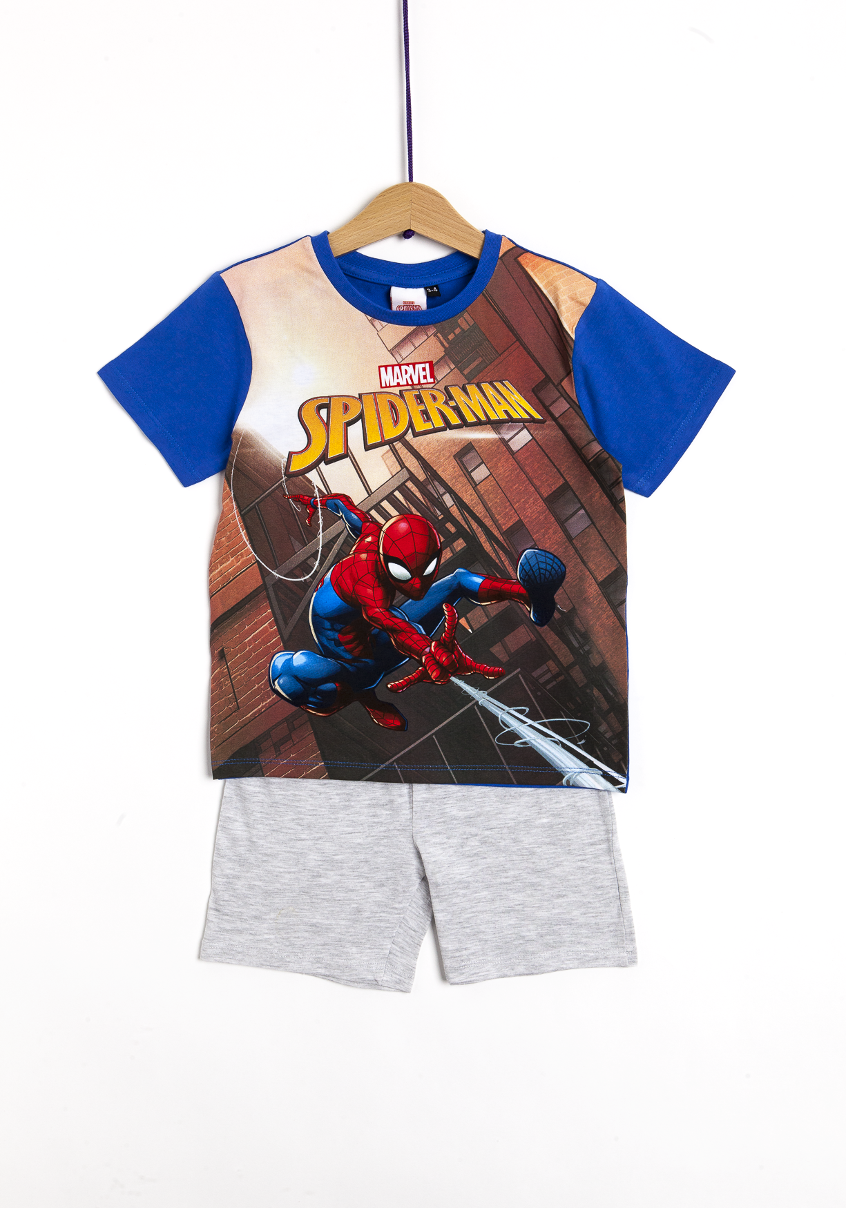 Pijama maneca scurta baieti 2/8 ani Spider-Man