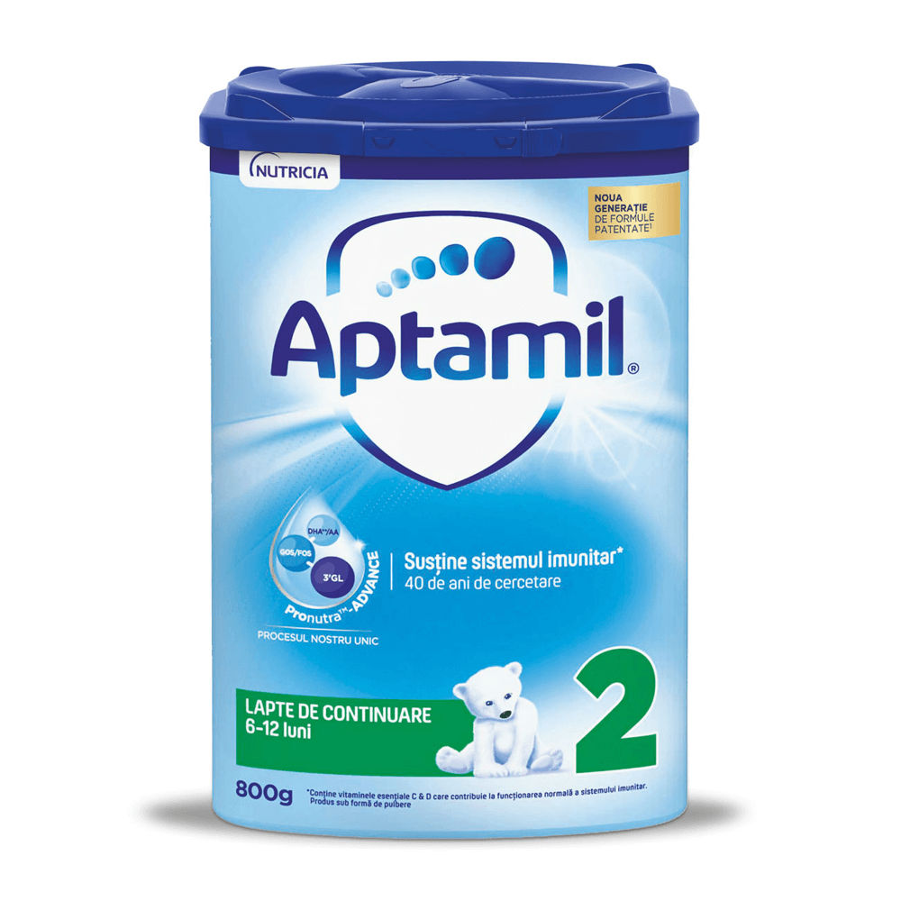 Lapte de continuare premium 6-9 luni Aptamil 800g