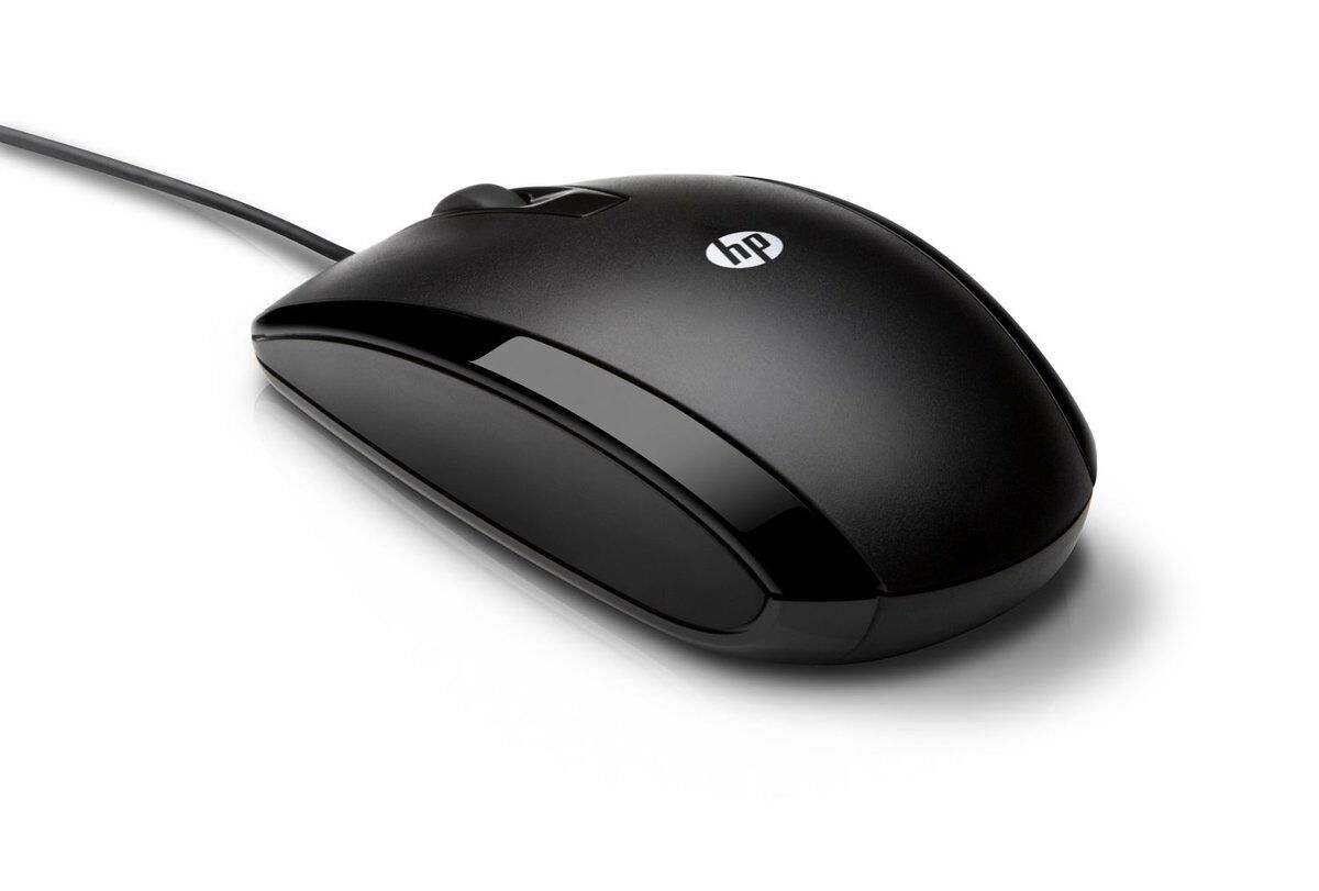 Mouse cu fir HP X500, USB, Negru