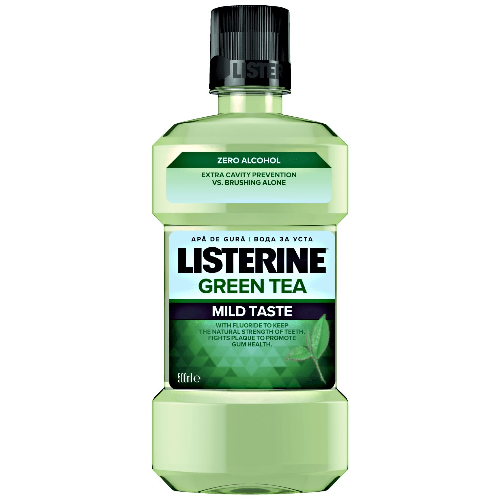 Humorous Can withstand lonely Apa de gura cu ceai verde Listerine 500g | Carrefour Romania