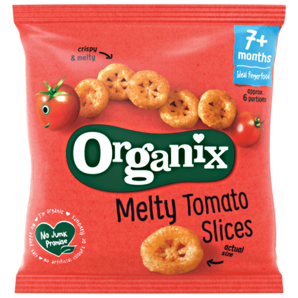 Snack din porumb cu rosii Organix Finger Foods 20g