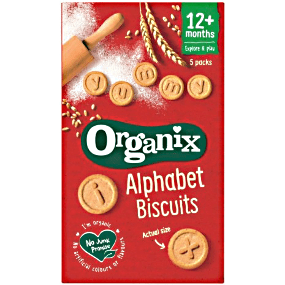 Biscuiti bio alfabet Organix Goodies 5x25g