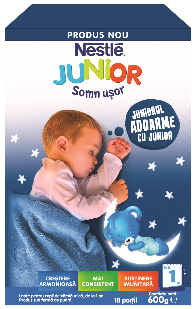 Lapte formula pentru copii Nestlé Junior Somn Usor 600g