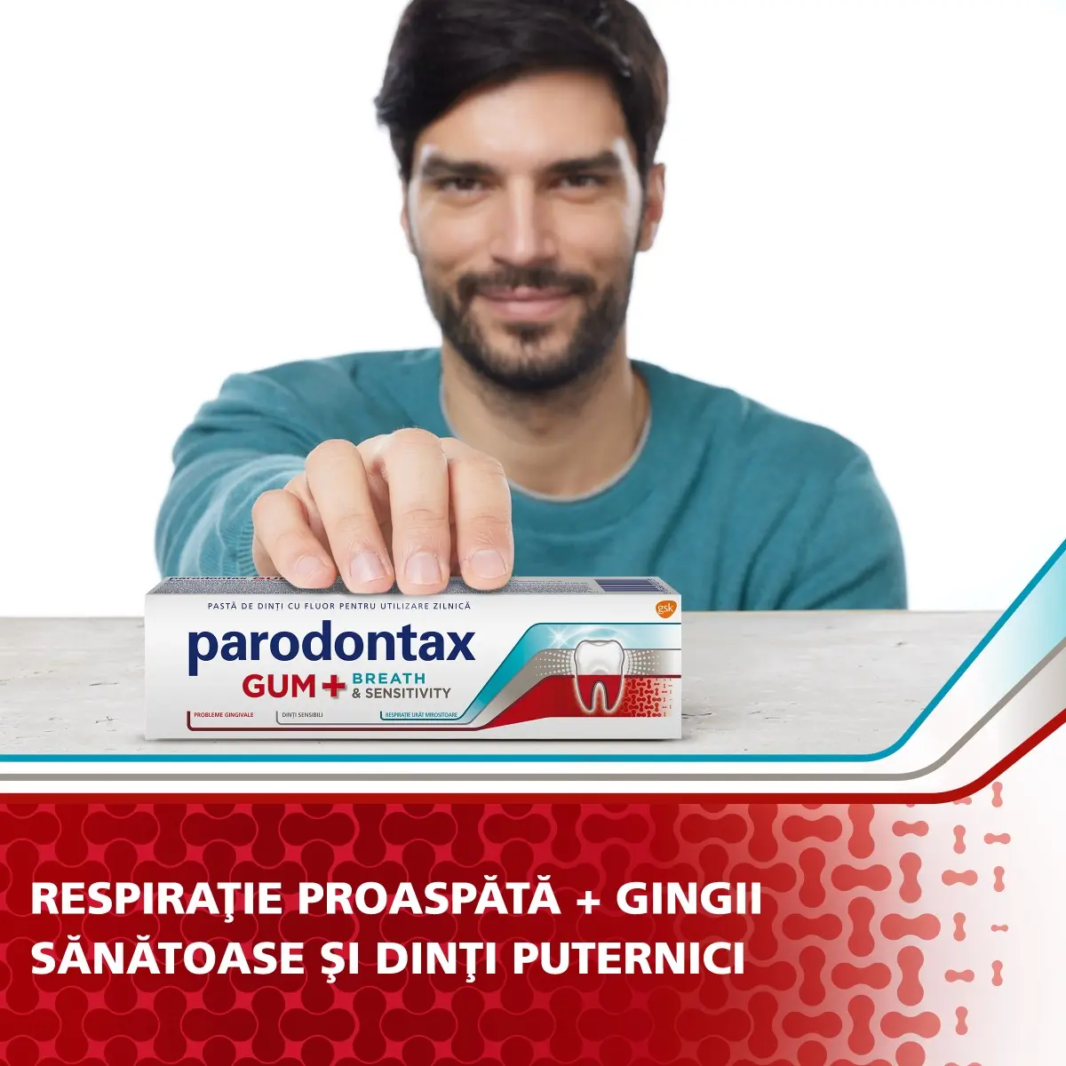 Pasta de dinti Parodontax Gum Breath & Sensitivity, 75 ml