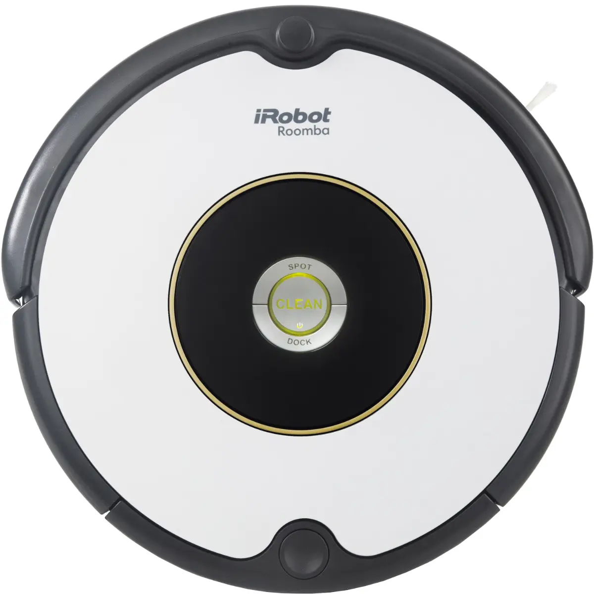Robot de aspirare iRobot Roomba 605, AeroVac Wall Follow, Multi-Suprafete Program Spot, Senzor detectare scari, Acumulator , Alb/Negru