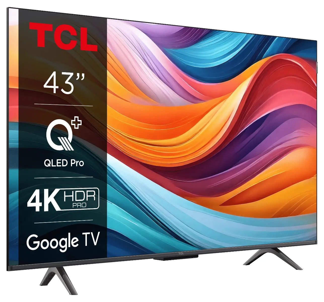 Televizor Smart TCL 43T7B, 108 cm, Ultra HD 4K