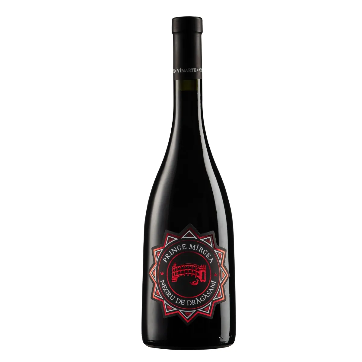 Vin rosu Vinarte, Prince Mircea, Negru de Dragasani, sec, 0.75L
