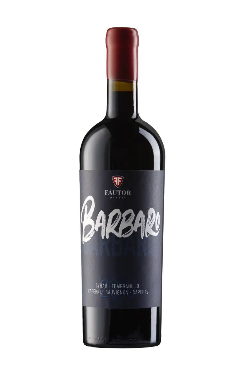 Vin Rosu Fautor Barbaro Syrah&Tempranillo-Cabernet Sauvignon&Saperavi, Sec, 0.75l