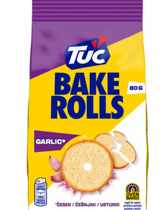 Tuc Bake Rolls Cu Usturoi 80g
