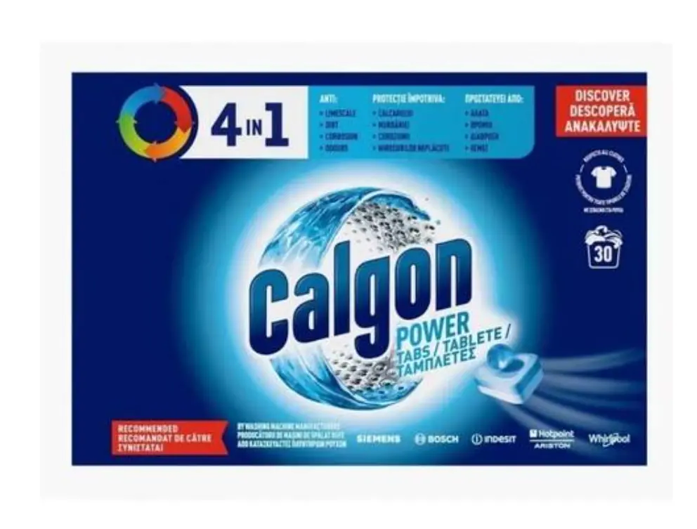 Tablete anticalcar Calgon Powerball 30buc
