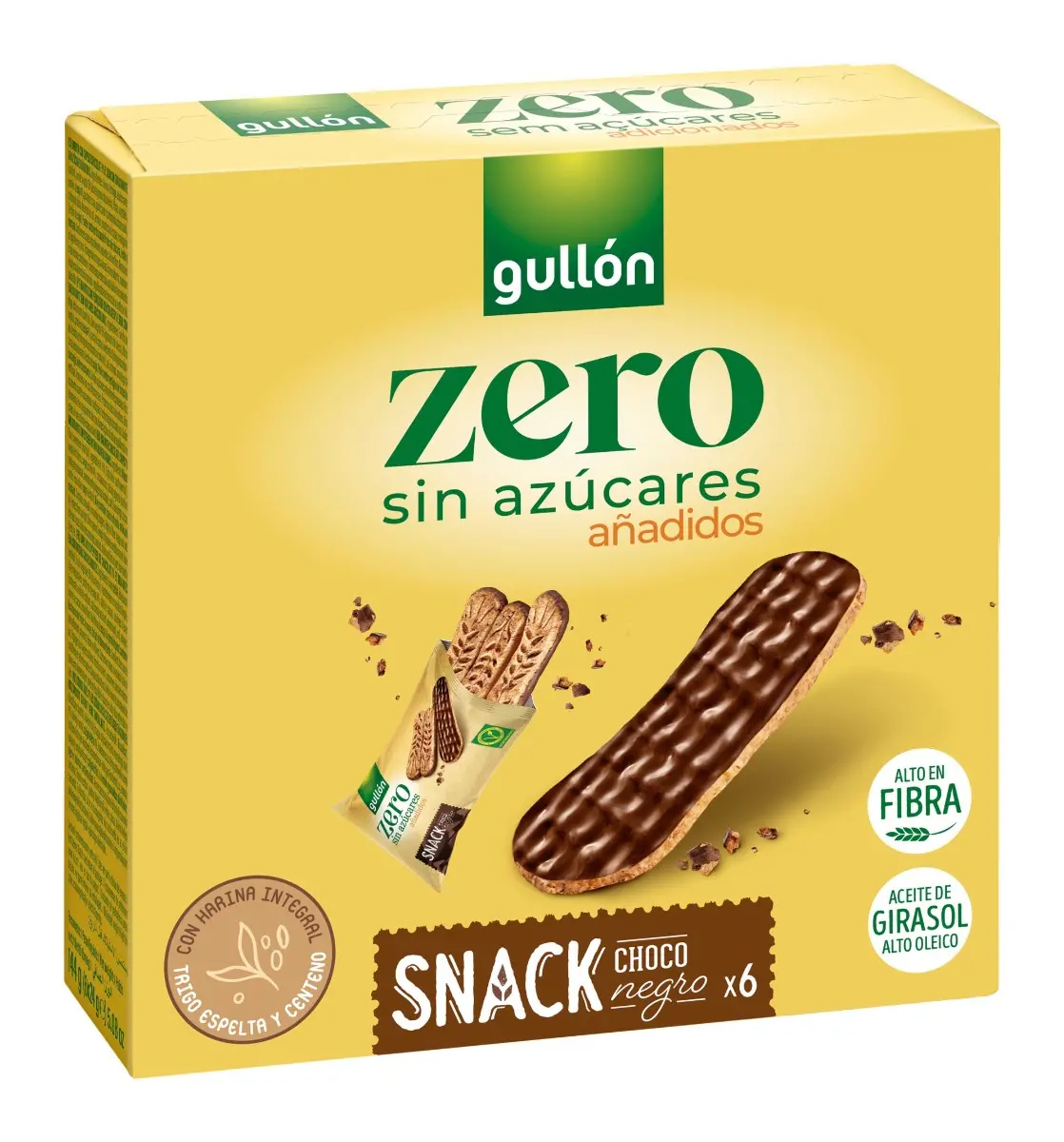 Biscuiti Integrali Glazurati Fara Zahar Gullon 6X25G