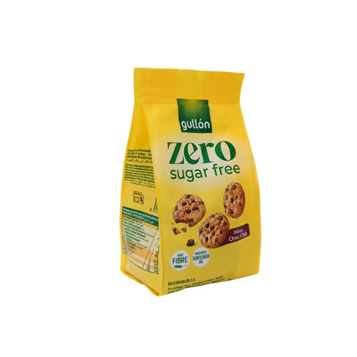 Mini biscuiti cu chipsuri de ciocolata Mini Chip Choco Zero, 75 g, Gullon