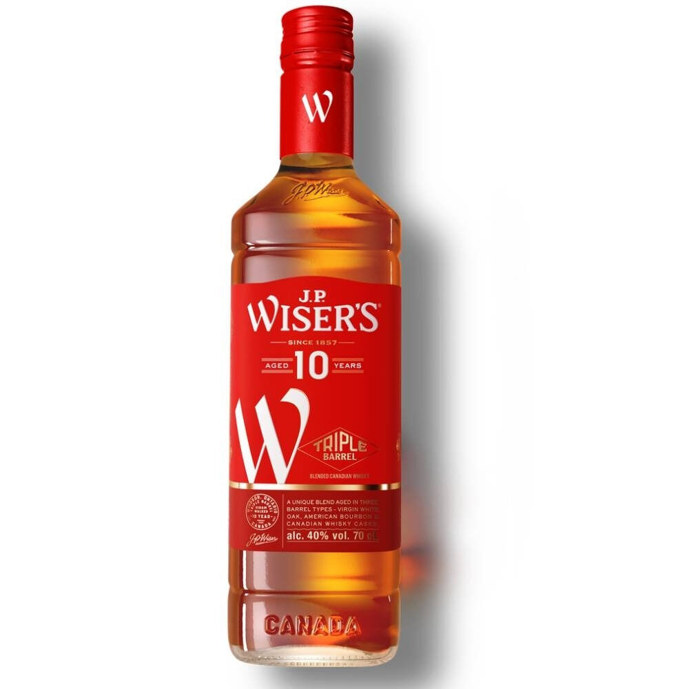 Whisky JP Wiser's, 10YO, 40% alc., 0.7L