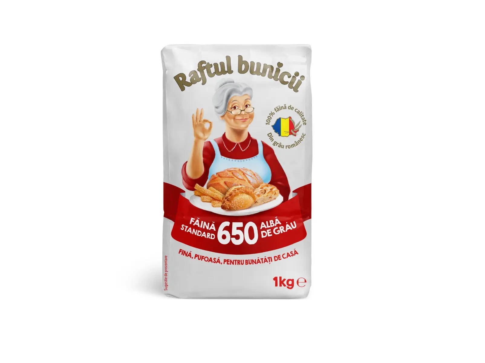 Faina alba de grau 650 Raftul bunicii, 1 kg