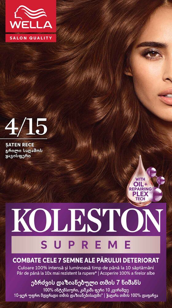 Vopsea De Par Koleston Supreme 4/15 Saten Rece