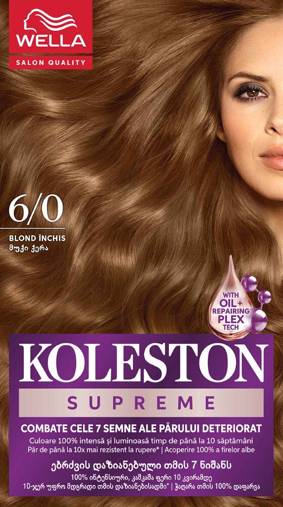 Vopsea De Par Koleston Supreme 6/0 Blond Inchis