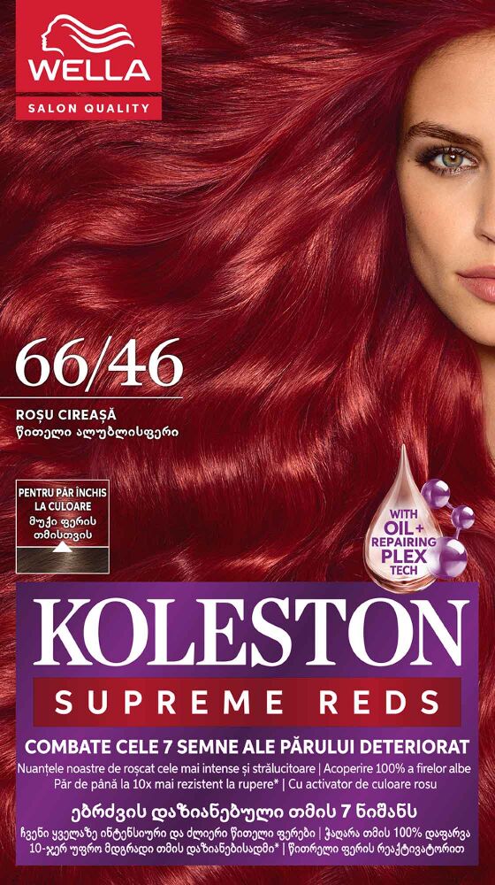 Vopsea De Par Koleston Supreme 66/46 Rosu Cireasa