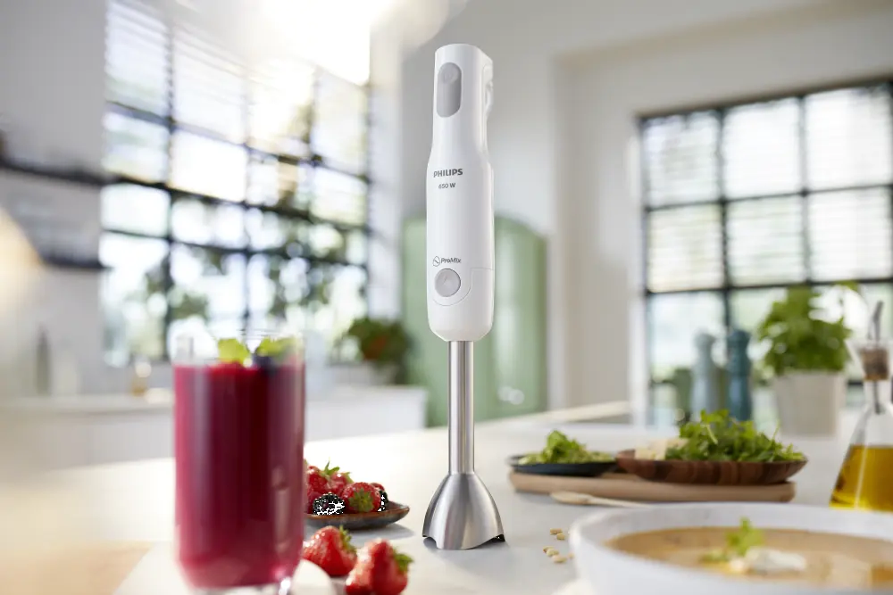 Mixer vertical Philips HR2534/00 ProMix Daily Collection, 650 W, Alb