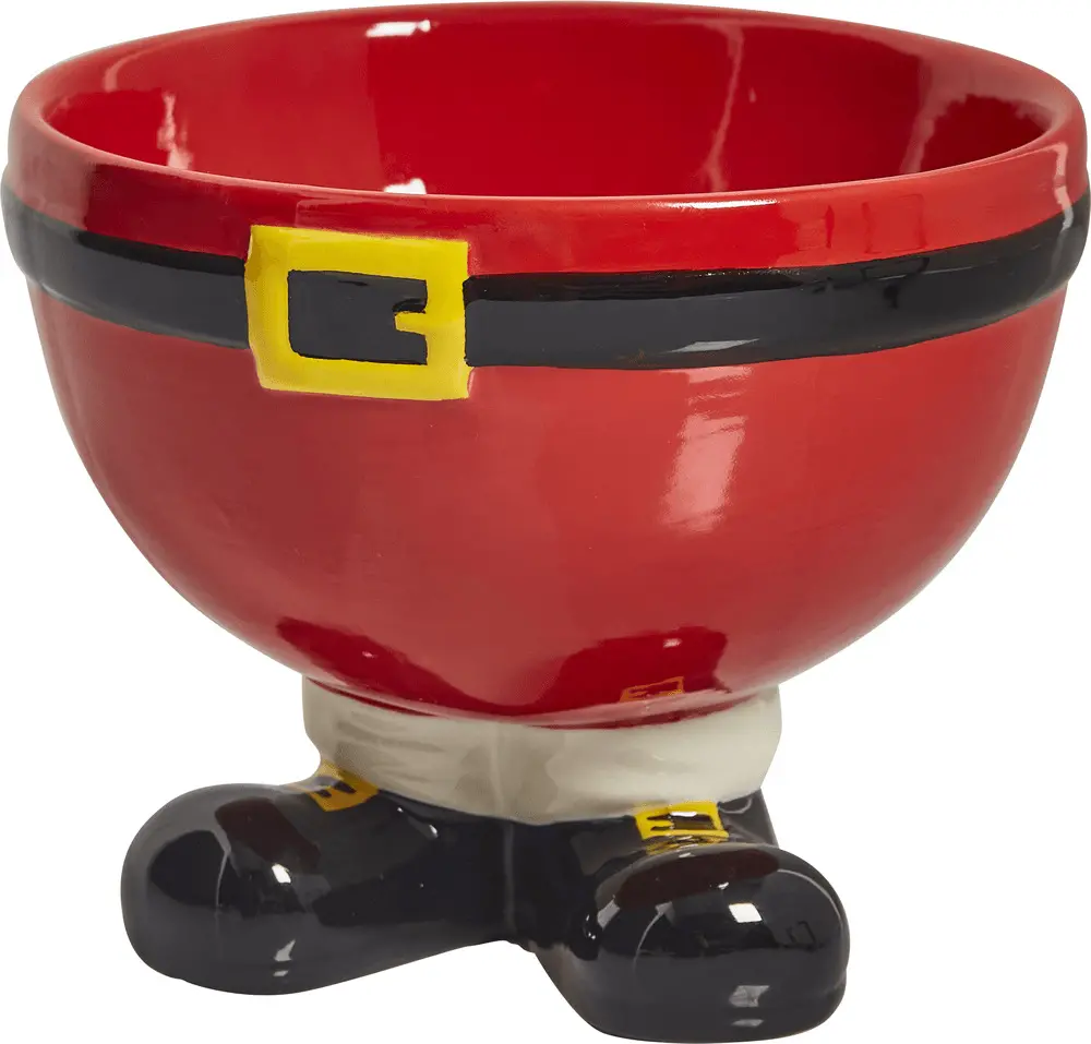 Bol bomboane Carrefour Home, model Craciun, 16.2x16.5x10.3 cm, Multicolor