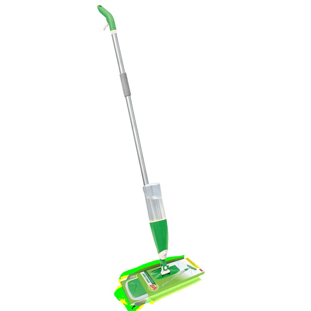Mop plat cu pulverizator si dozator spray Scotch-Brite, Multicolor