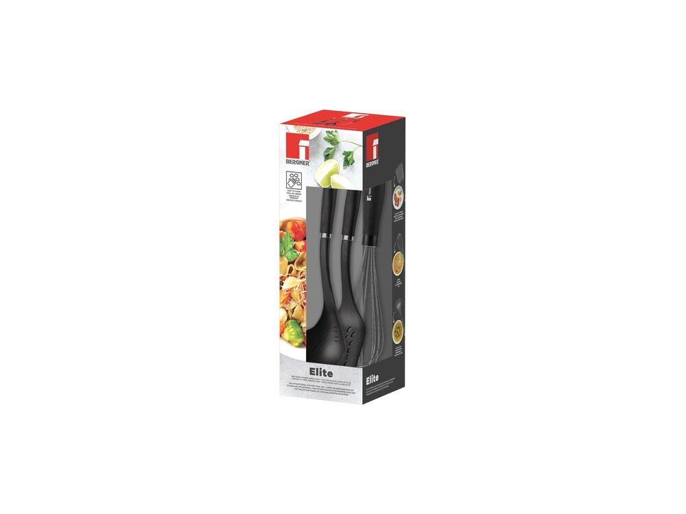 Set 3 ustensile bucatarie Bergner Elite, Multicolor