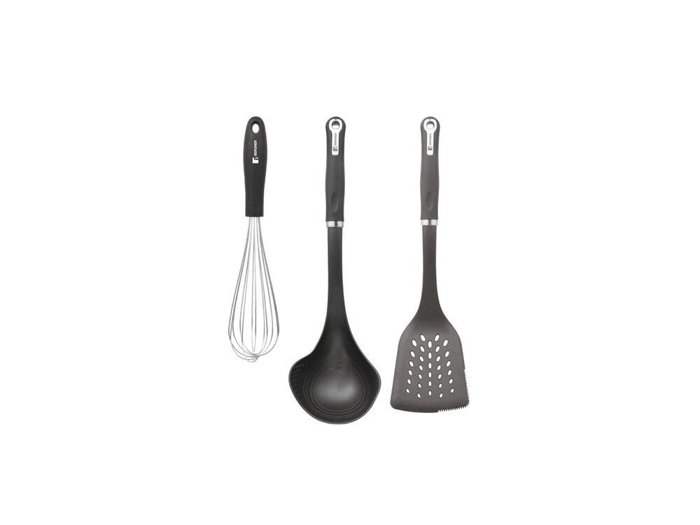 Set 3 ustensile bucatarie Bergner Elite, Multicolor