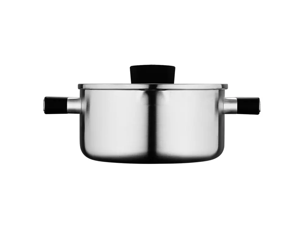Cratita cu capac Bergner Elite, inox/sticla, 28 cm, 7.6 L, Argintiu