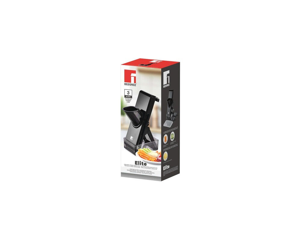 Feliator leguma Bergner Elite, plastic ABS, 28.7x9x9.7 cm, Negru